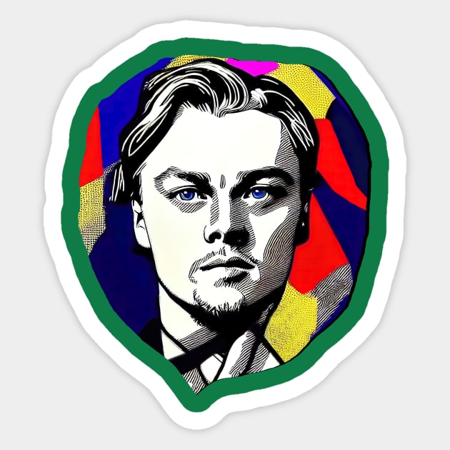 Leonardo Di Caprio Sticker by dianaringo